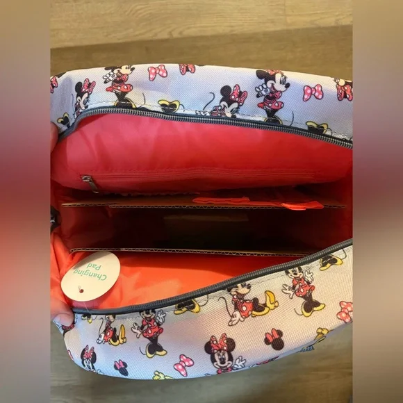 Disney Minnie Mouse Diaper Bag Backpack - Picture 3 of 4